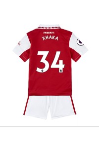 Arsenal Granit Xhaka #34 Babyklær Hjemme Fotballdrakt til barn 2022-23 Korte ermer (+ Korte bukser)